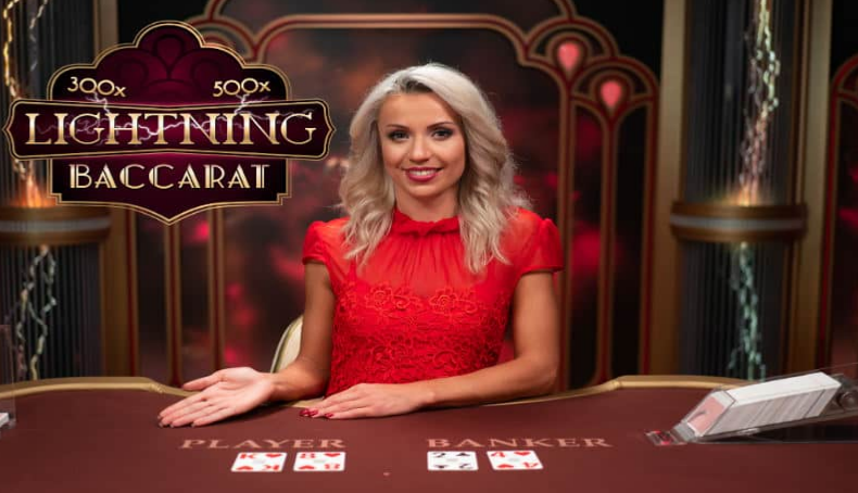 What is the lightning fee in baccarat