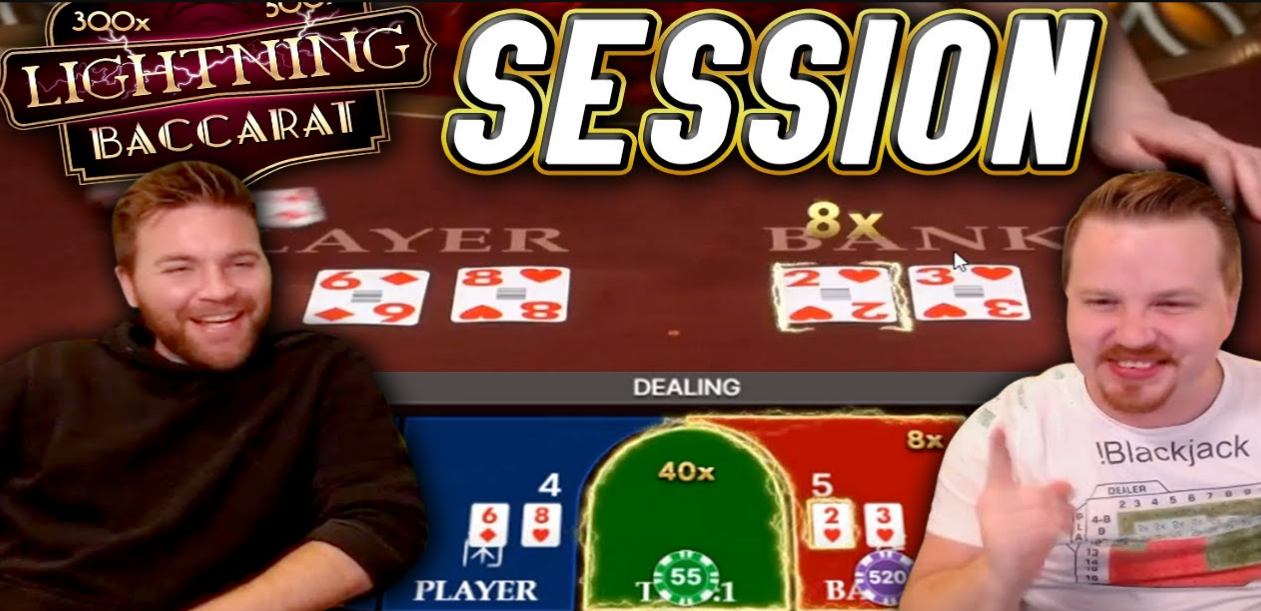 Lightning BACCARAT Session with BIG WINS
