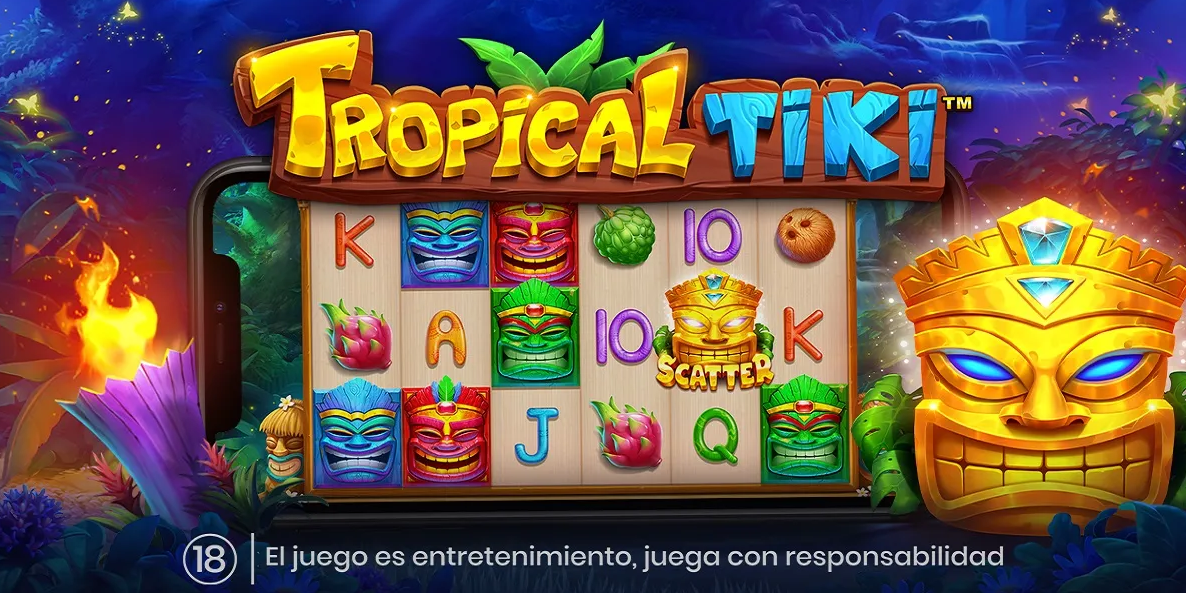 Pragmatic Play takes you on a vacation with the reels of Tropical Tiki